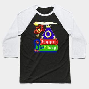 Happy Birthday Alphabet Letter (( o )) You are the best today Baseball T-Shirt
